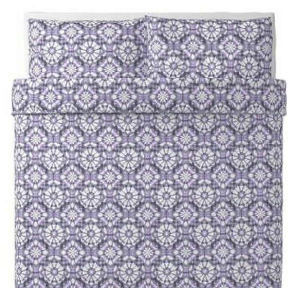 IKEA VATTENFRANE King Duvet Cover w/2 Pillow Cases - NEW never opened package - Picture 1 of 7